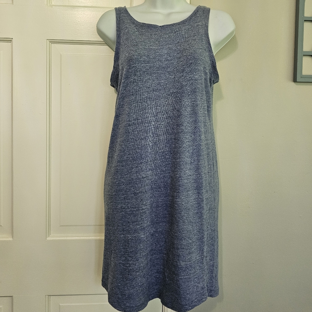 Alternative Heathered Blue Midi Dress